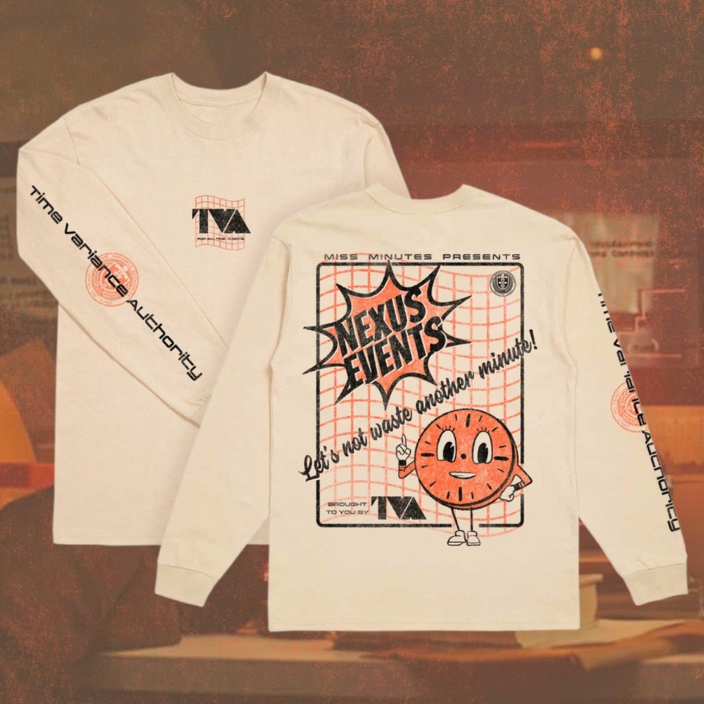 Long Sleeve Loki TVA Tan Shirt